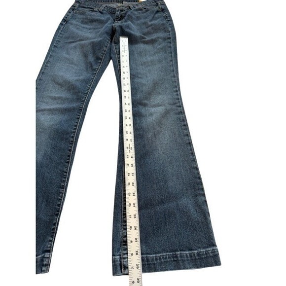 GAP 90's Vintage Long and Lean Bootcut Trouser Jeans Regular Med Tint Stretch 8 - Picture 2 of 7